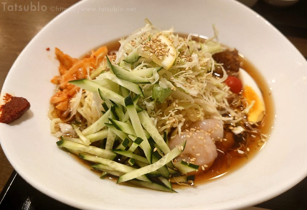 店名が付いた「張冷麺」を食べてみると、