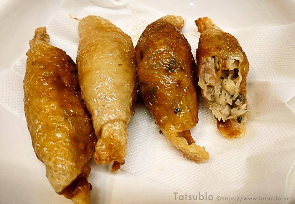 鶏皮餃子