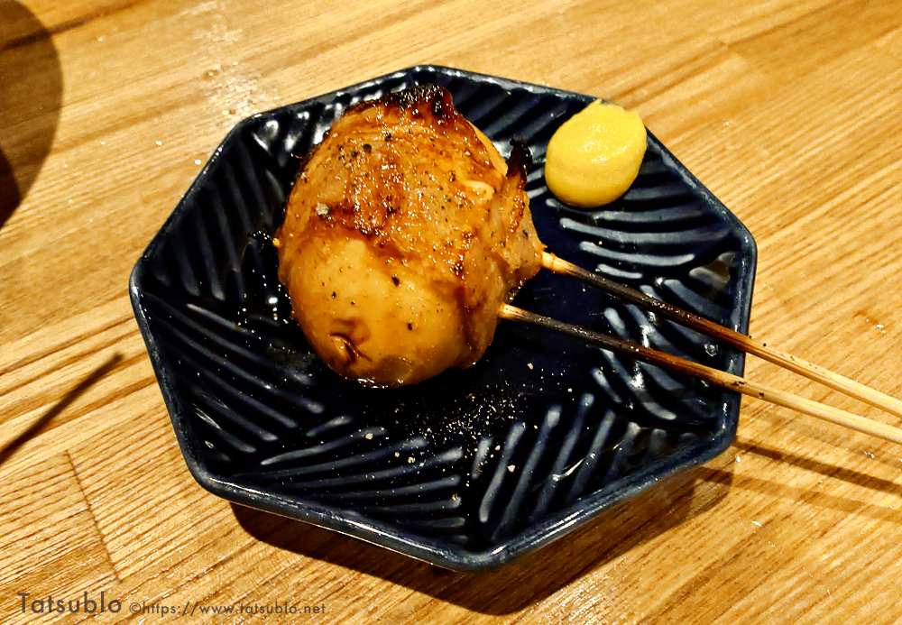 「半熟卵豚巻き」